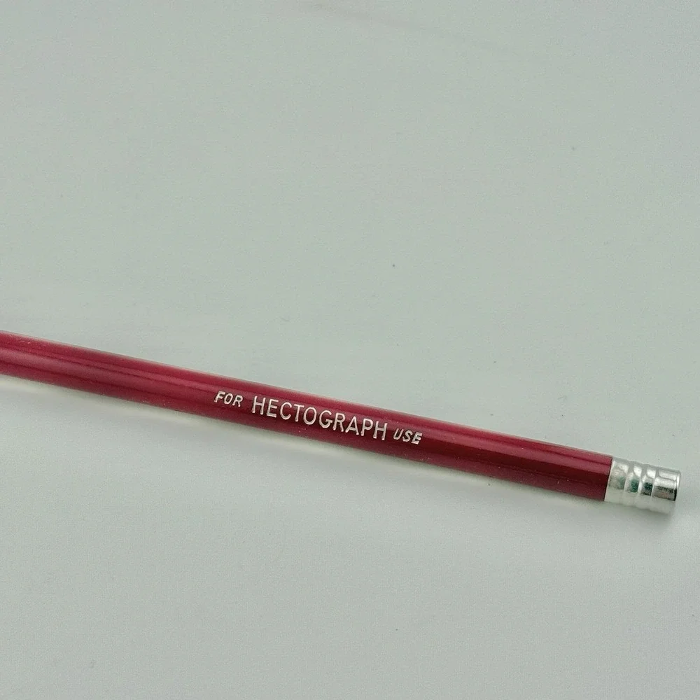 Vintage Eberhard‎ Faber Potent Copying Pencil 746 Red Hectograph NEW + Cap